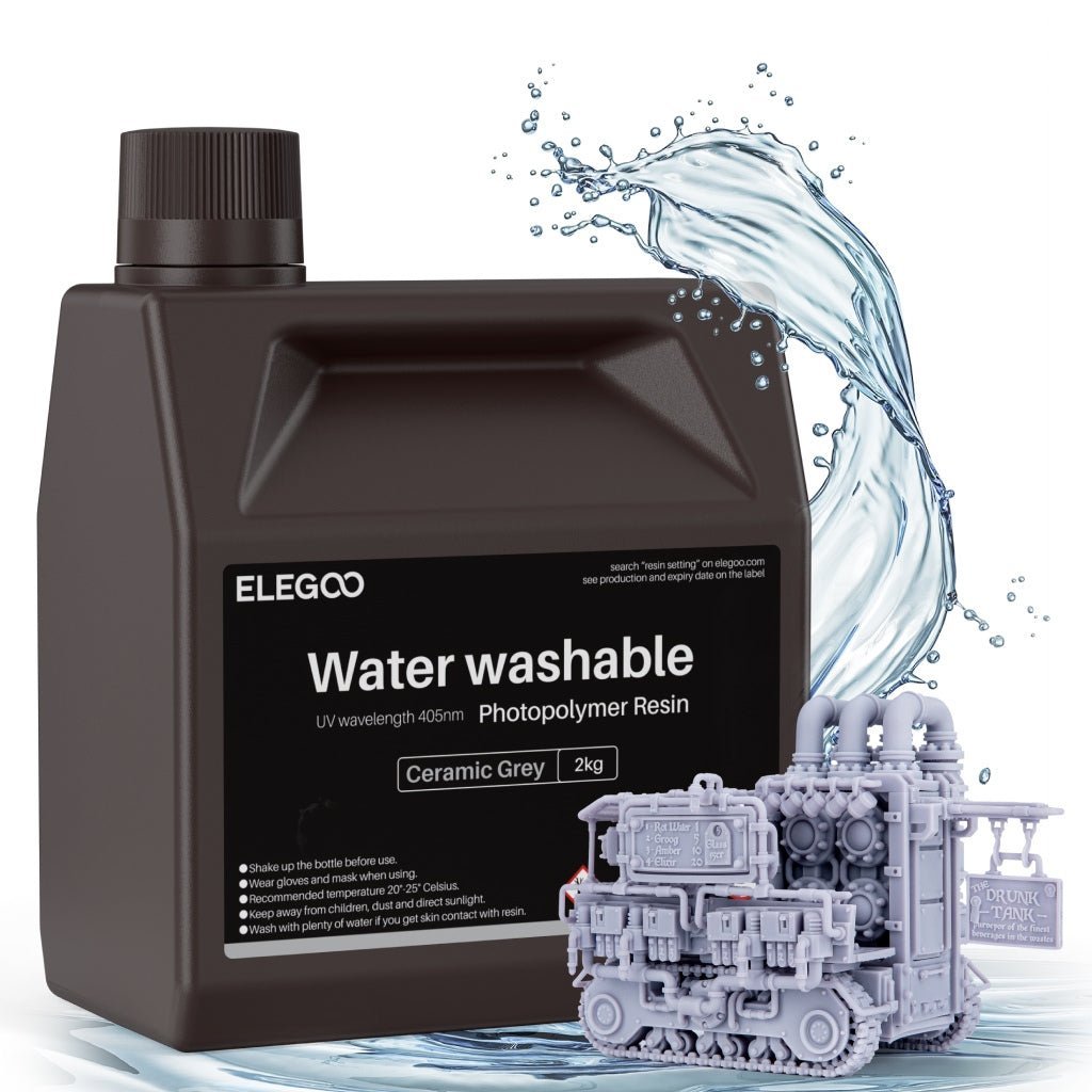 Resina Elegoo Lavable al agua 1 kg - Imagen 2